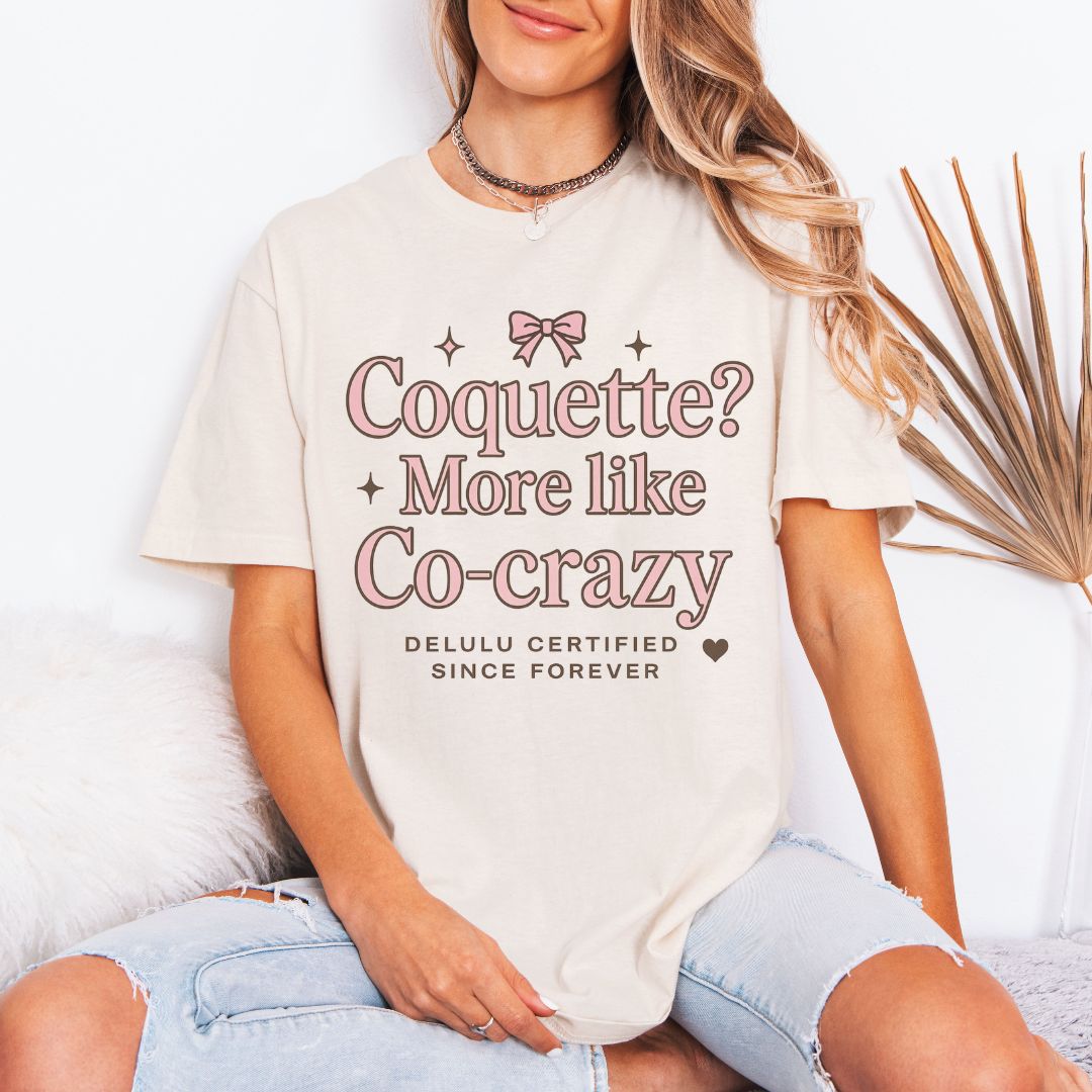 Coquette Co-Crazy Pink Bow T-Shirt