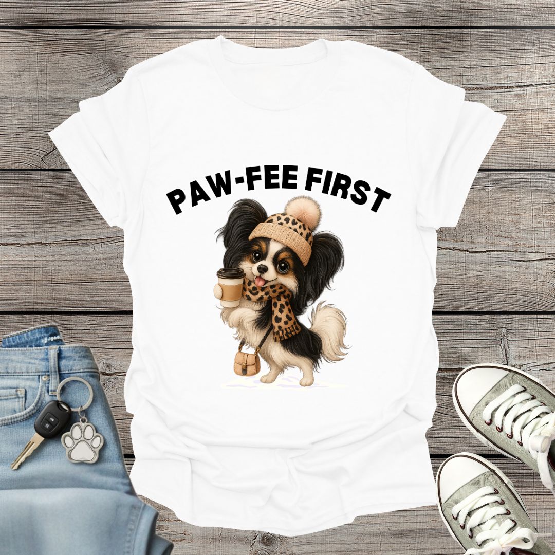 Papillon Paw-Fee T-Shirt