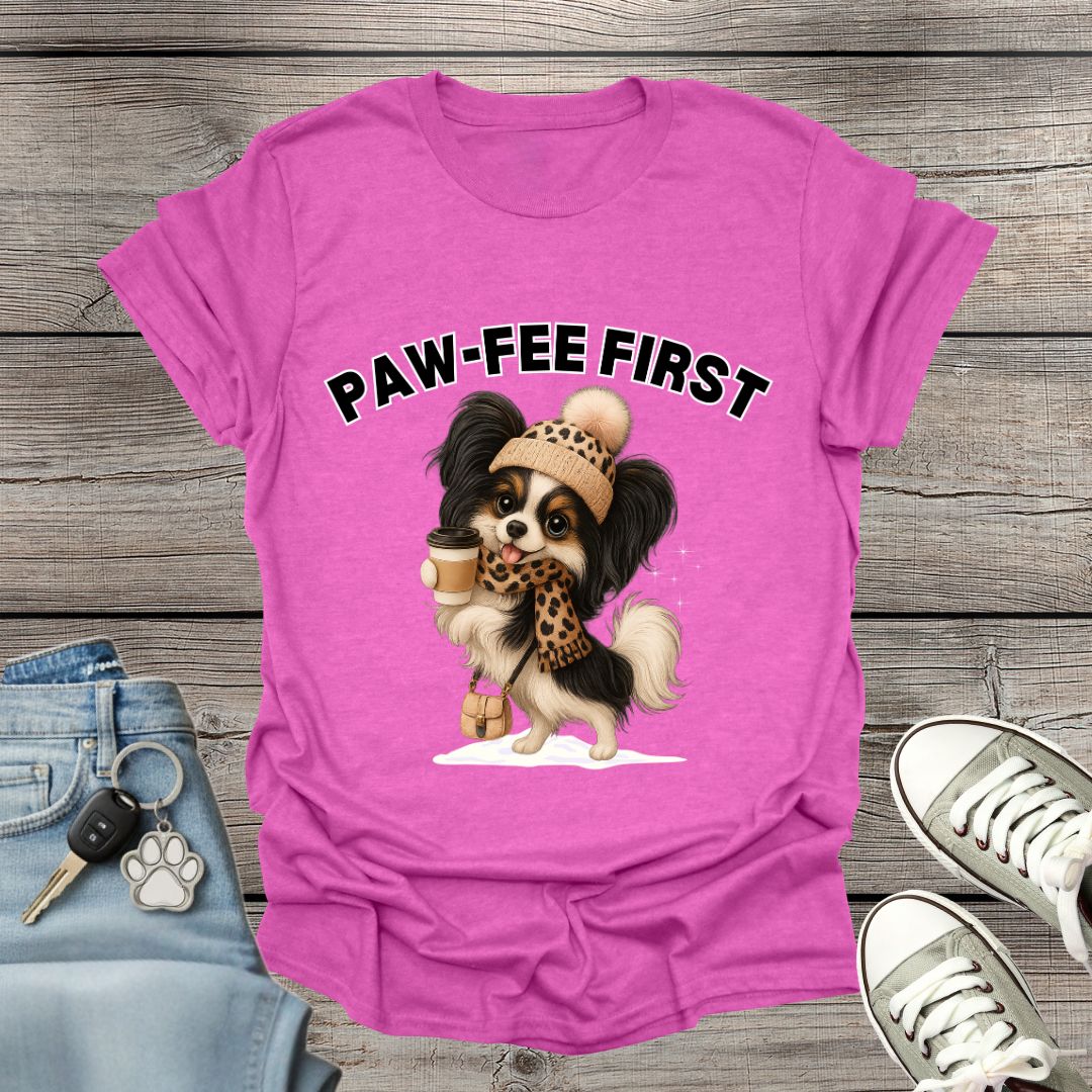 Papillon Paw-Fee T-Shirt