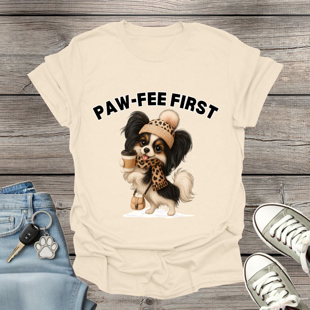 Papillon Paw-Fee T-Shirt