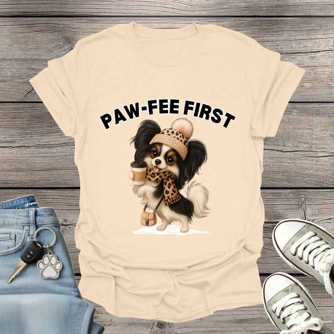 Papillon Paw-Fee T-Shirt