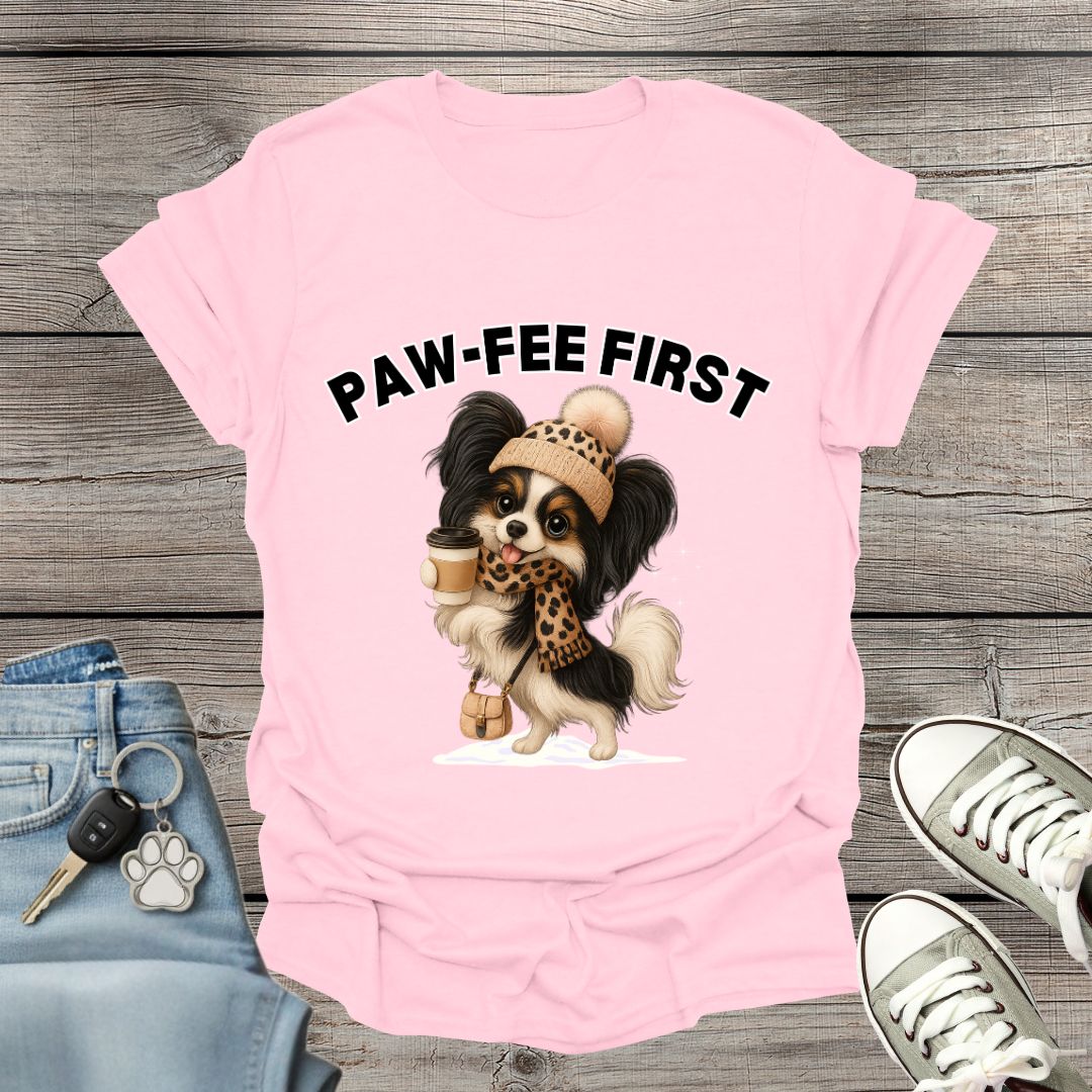Papillon Paw-Fee T-Shirt