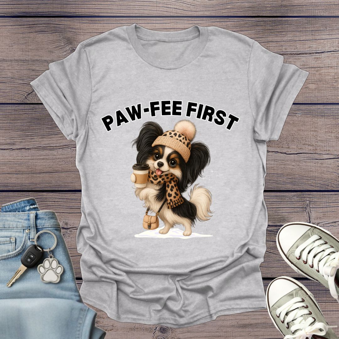 Papillon Paw-Fee T-Shirt