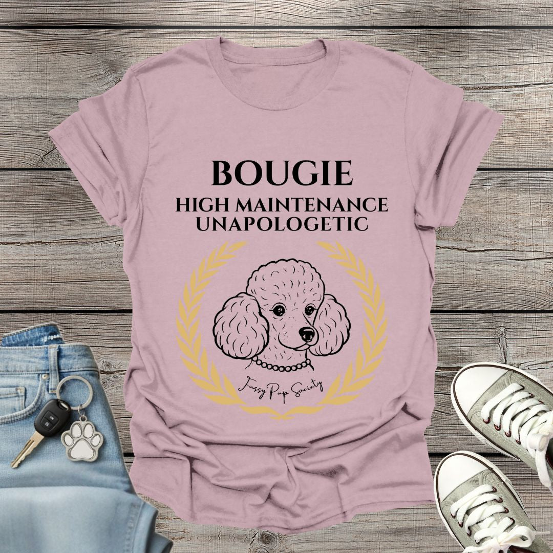 Miniature/Toy Poodle Bougie & Unapologetic T-Shirt