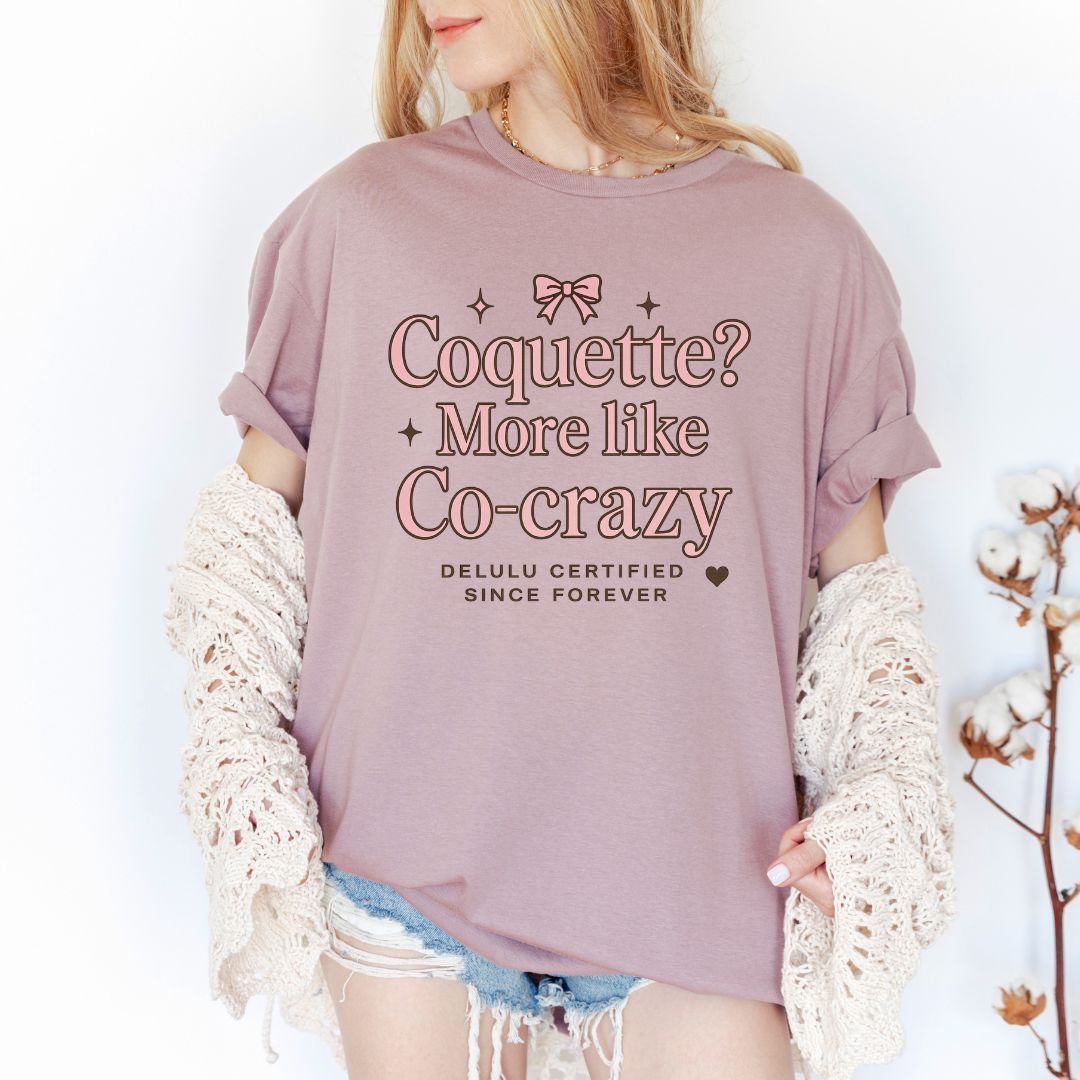Coquette Co-Crazy Pink Bow T-Shirt