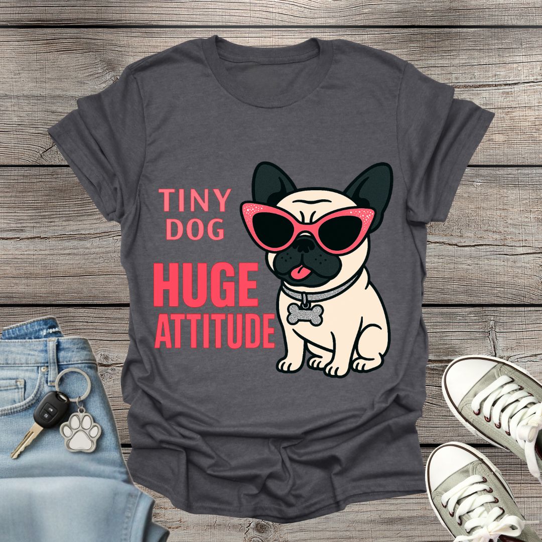 Pug Huge Attitude T-Shirt