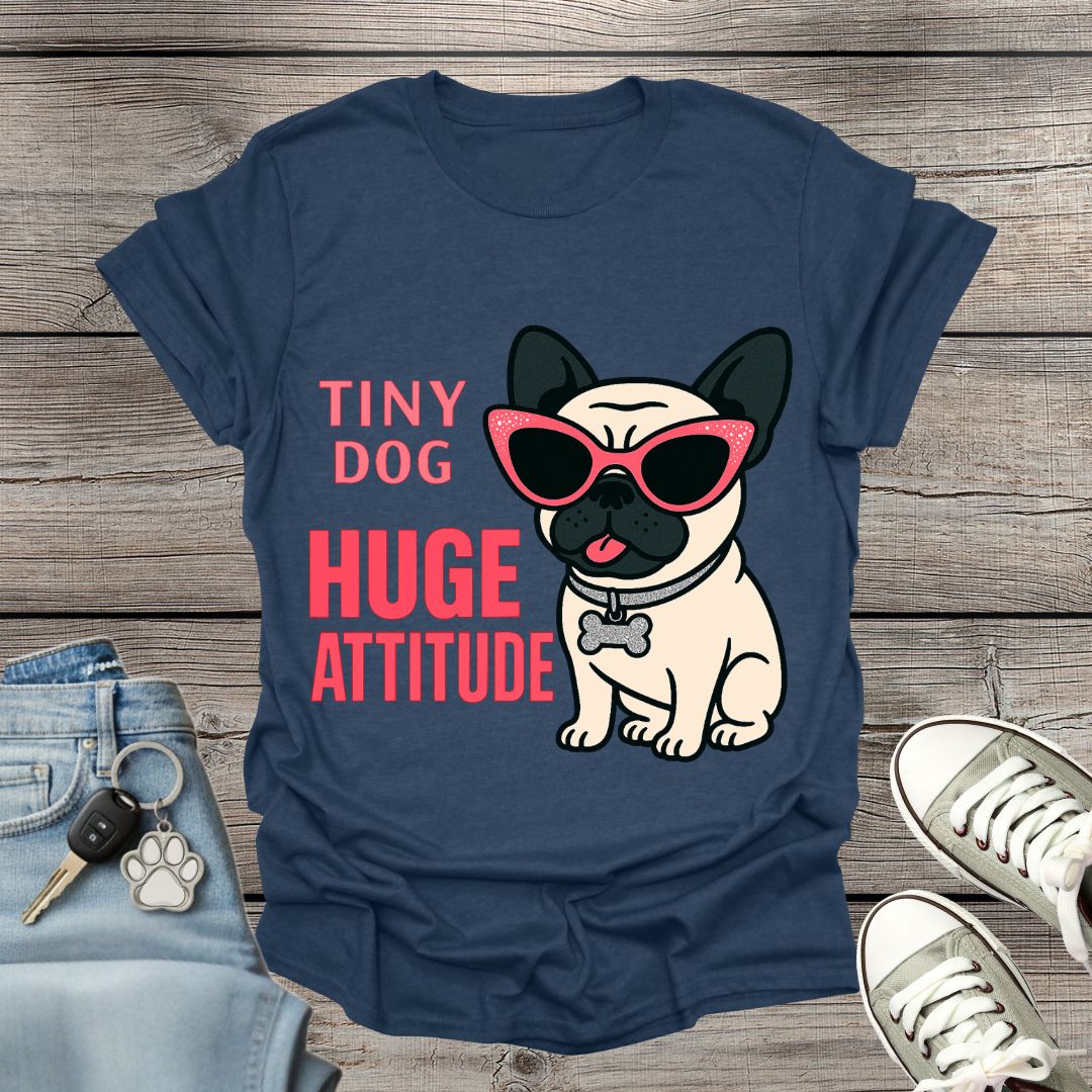 Pug Huge Attitude T-Shirt