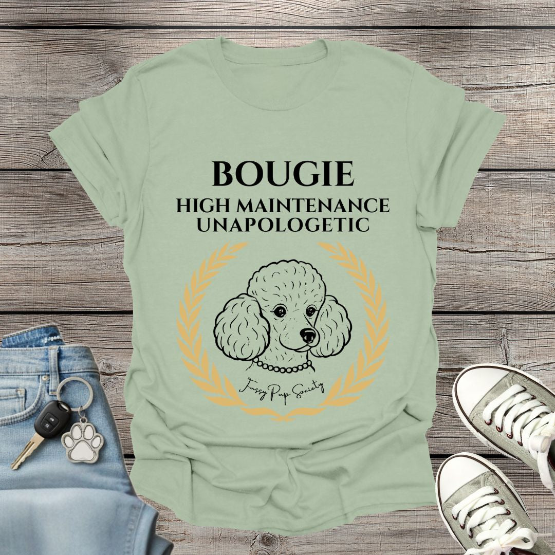 Miniature/Toy Poodle Bougie & Unapologetic T-Shirt