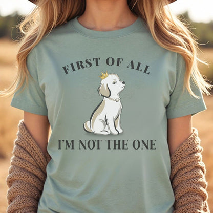 First of all — I’m Not the One — High Standards Energy T-SHIRT