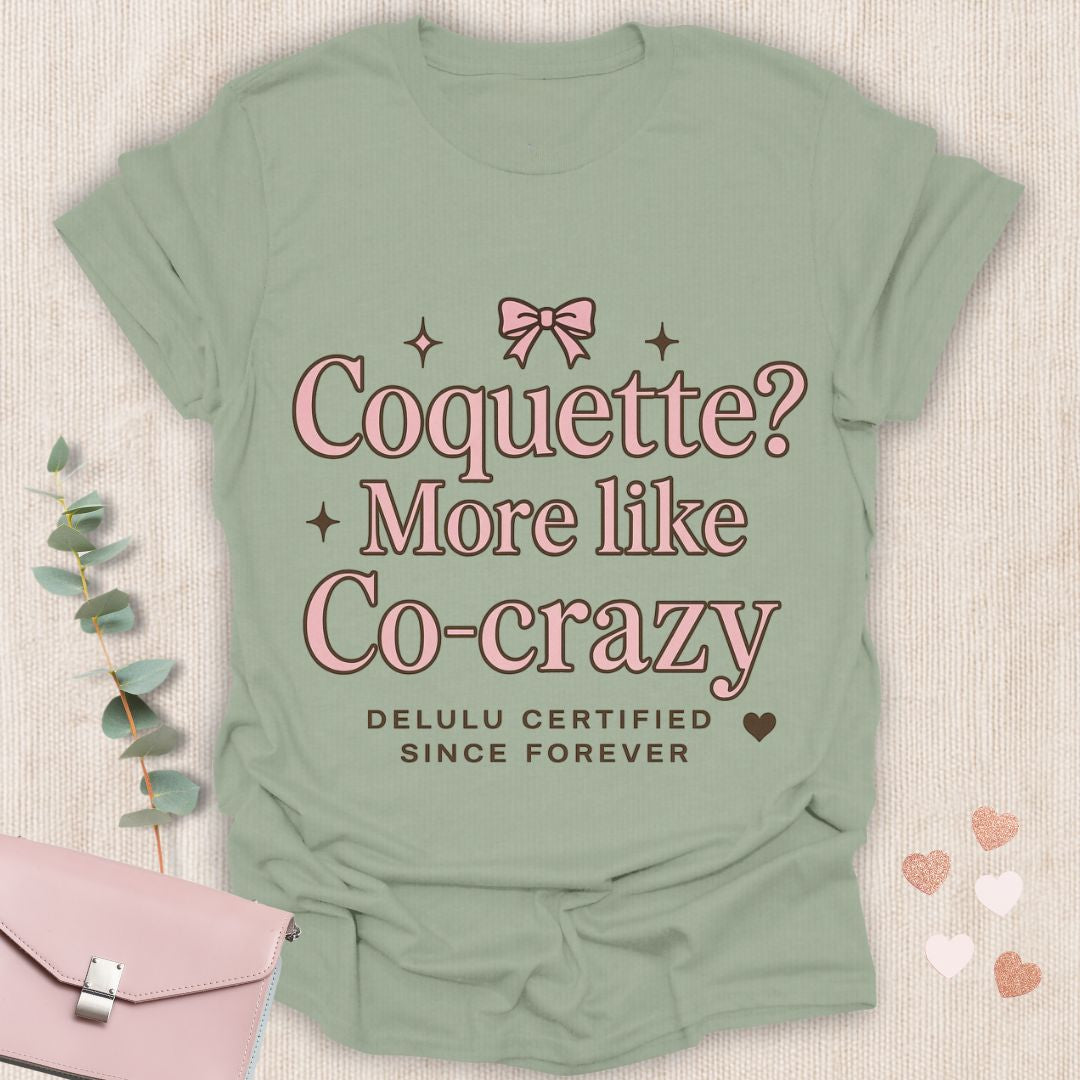 Coquette Co-Crazy Pink Bow T-Shirt
