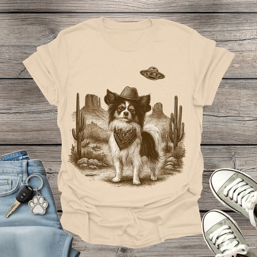 Papillon Western UFO T-Shirt