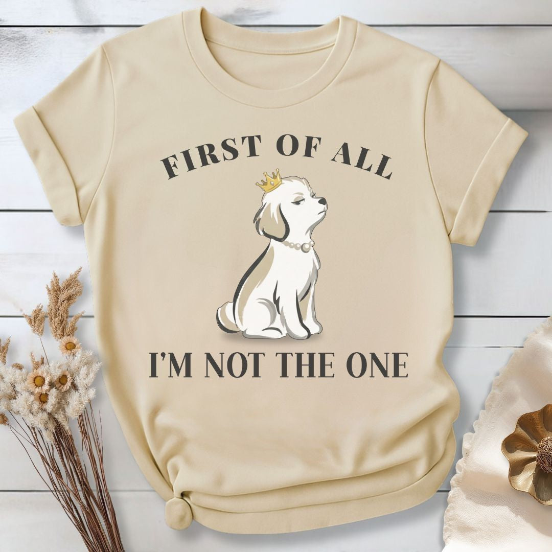 First of all — I’m Not the One — High Standards Energy T-SHIRT