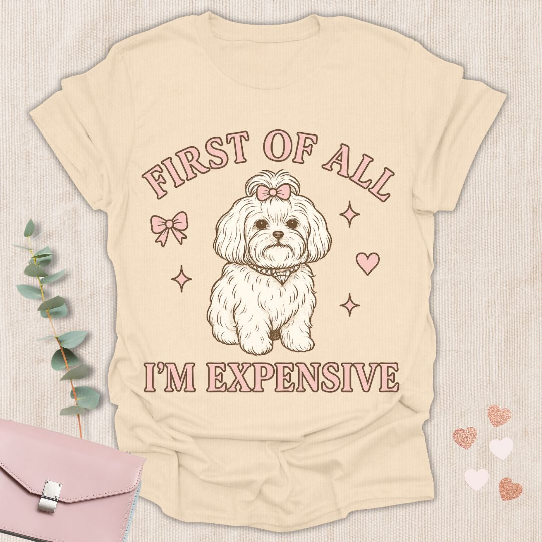 First of All I’m Expensive T-Shirt