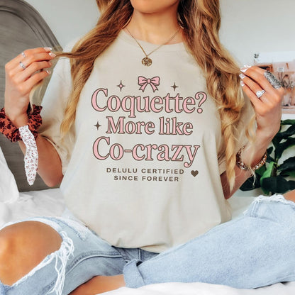 Coquette Co-Crazy Pink Bow T-Shirt