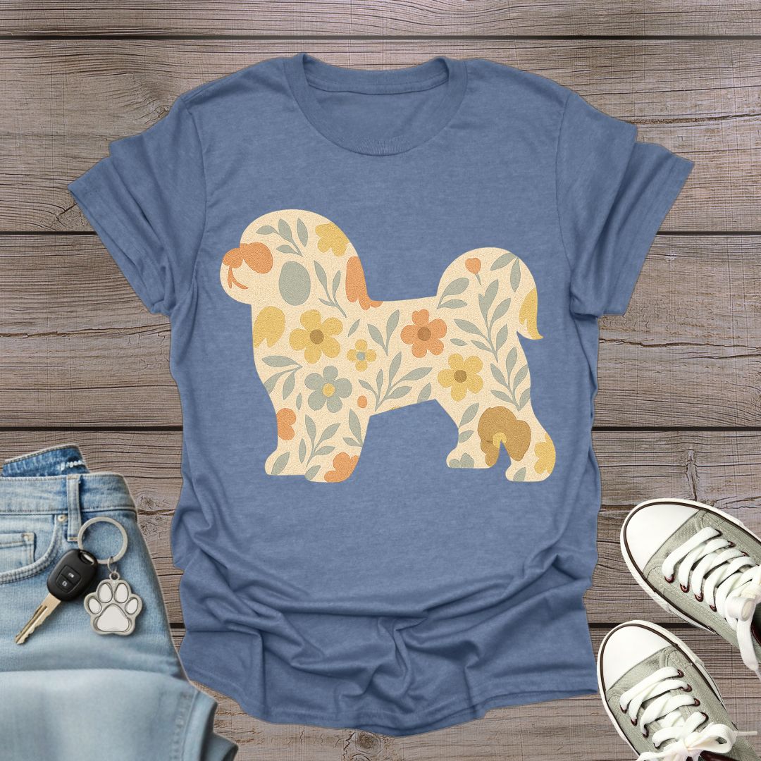 Shih Tzu Floral T-Shirt