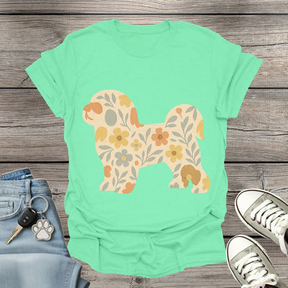 Shih Tzu Floral T-Shirt