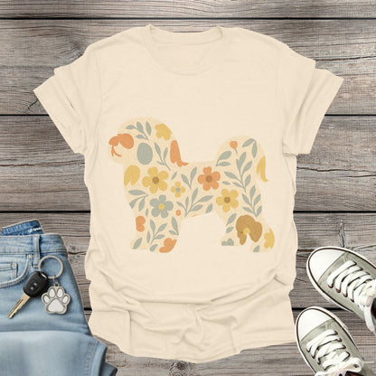 Shih Tzu Floral T-Shirt