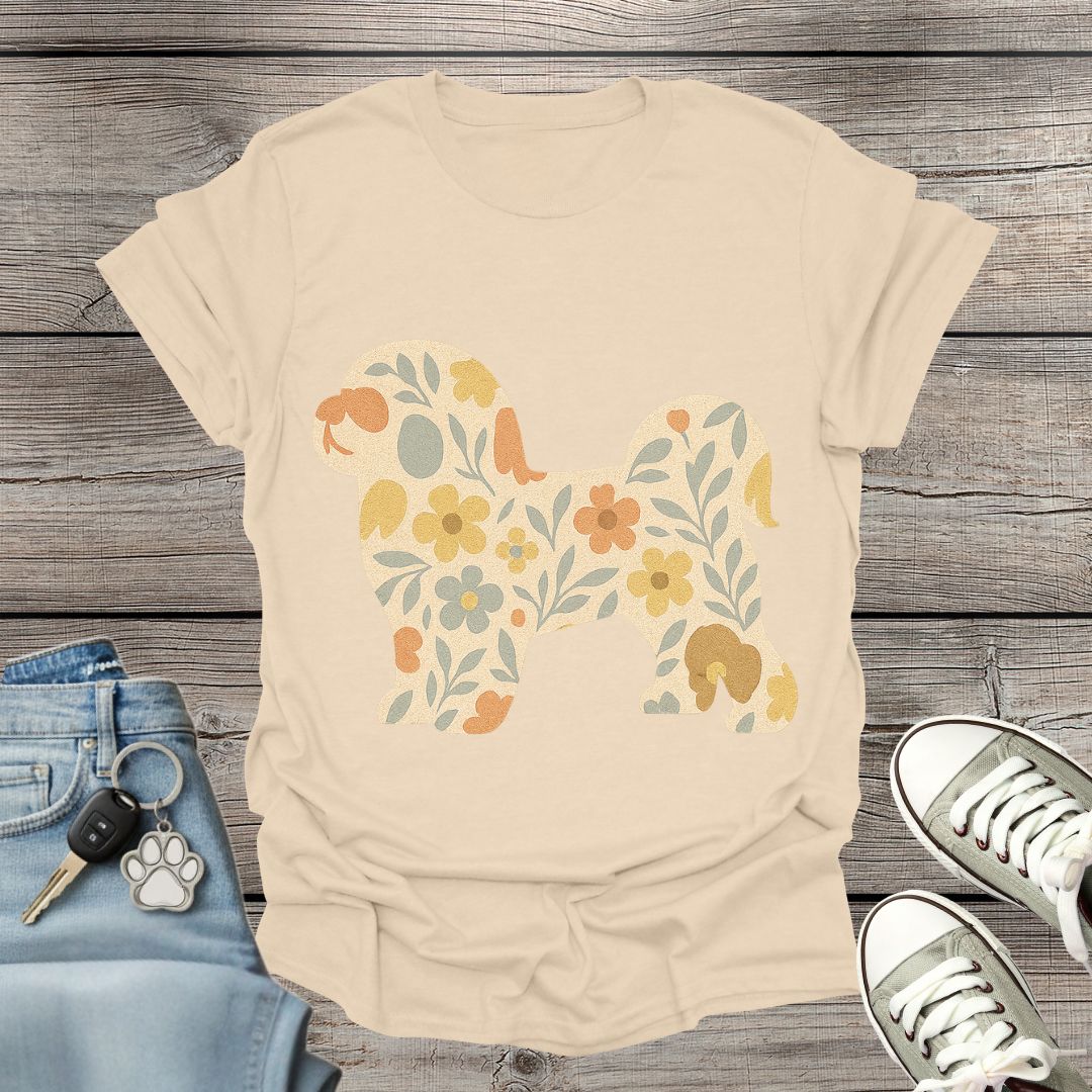 Shih Tzu Floral T-Shirt
