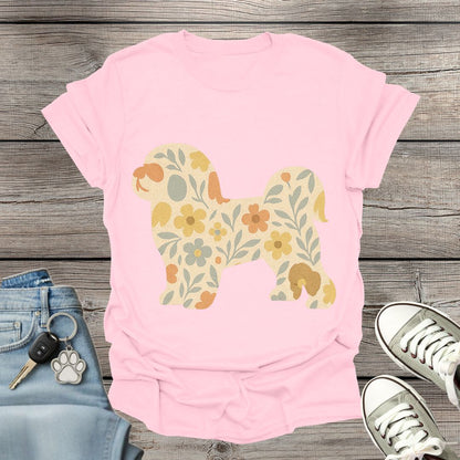 Shih Tzu Floral T-Shirt