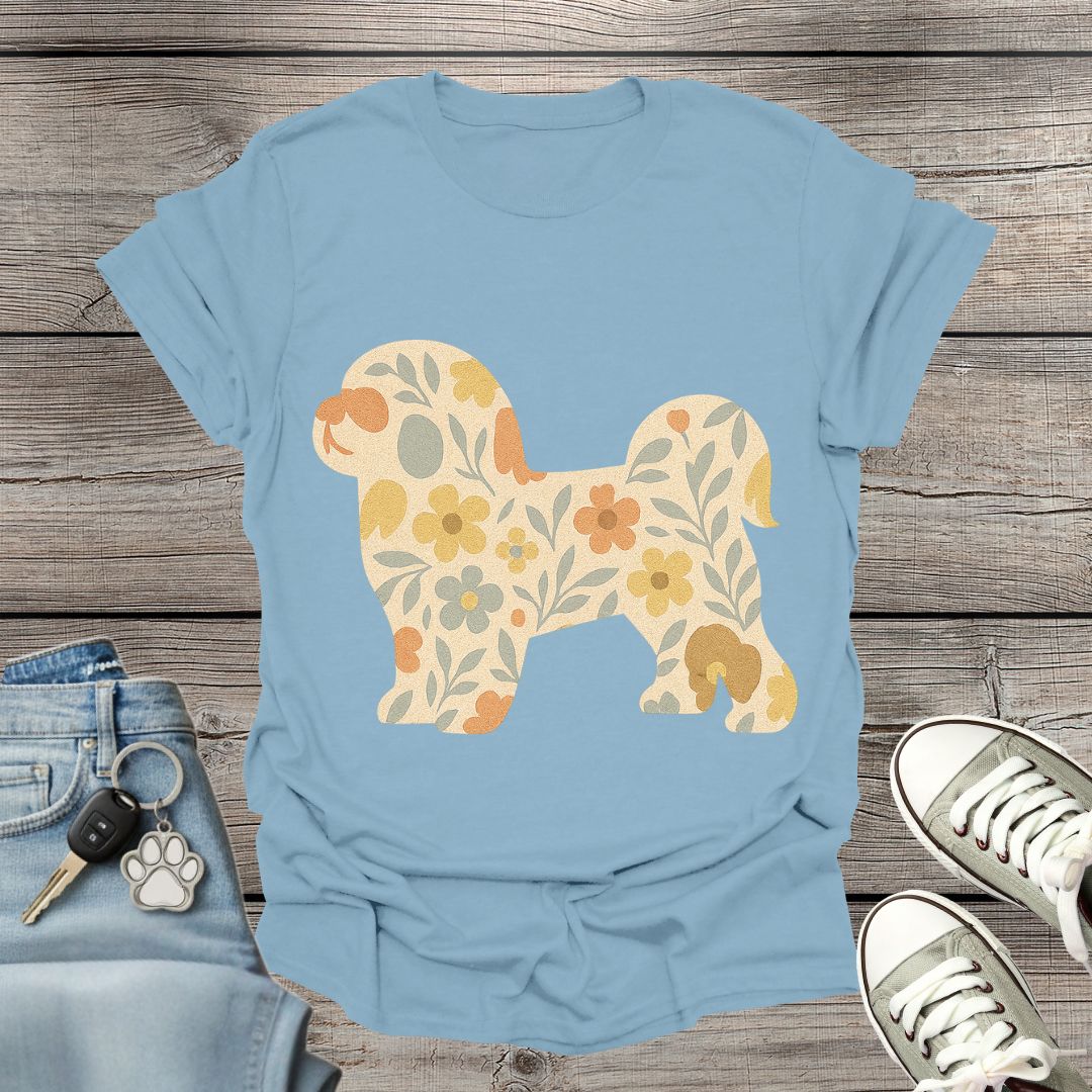 Shih Tzu Floral T-Shirt