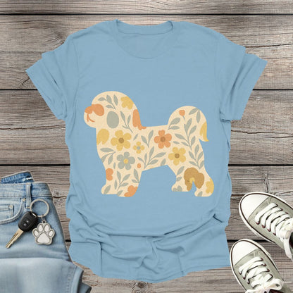 Shih Tzu Floral T-Shirt