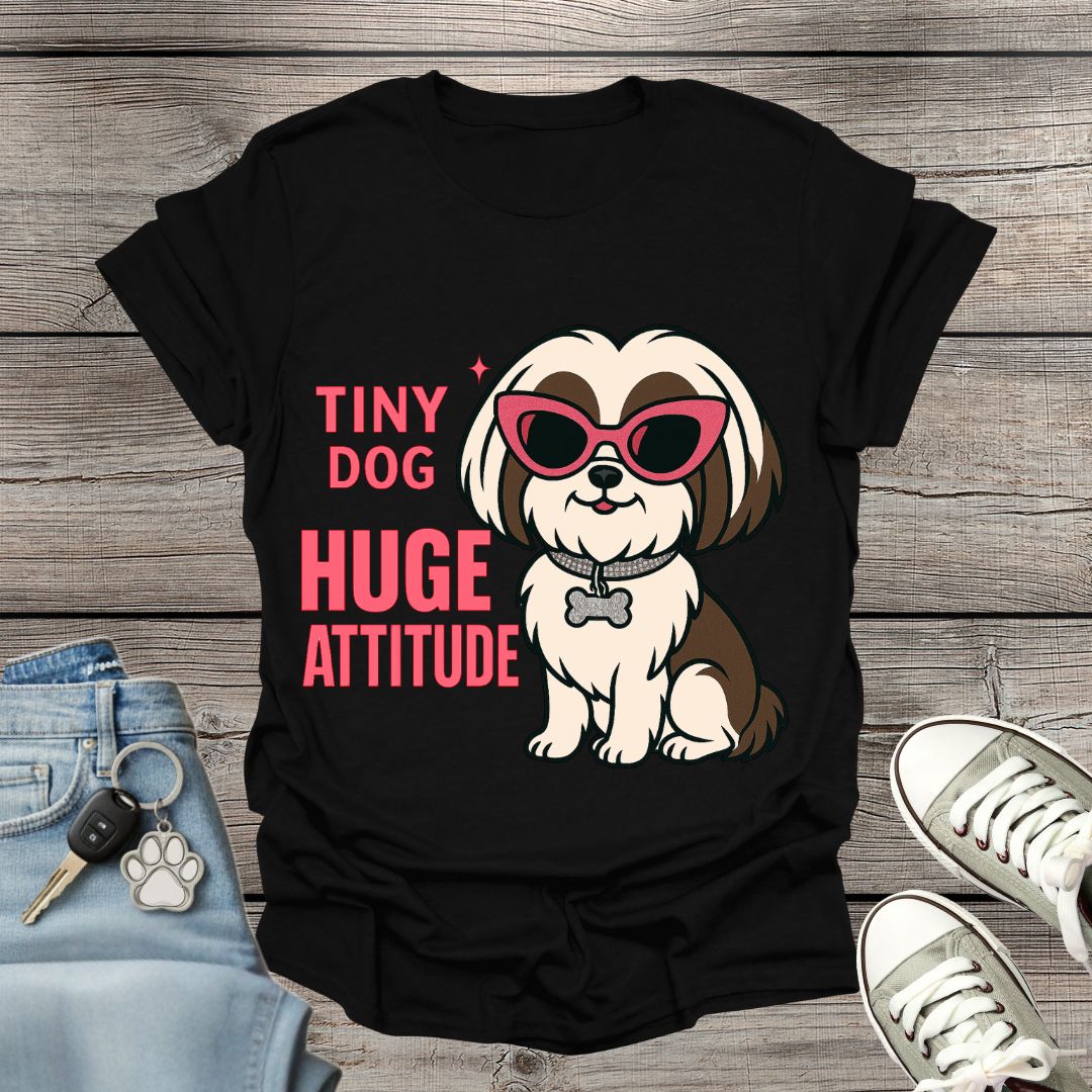 Shih Tzu Huge Attitude T-Shirt