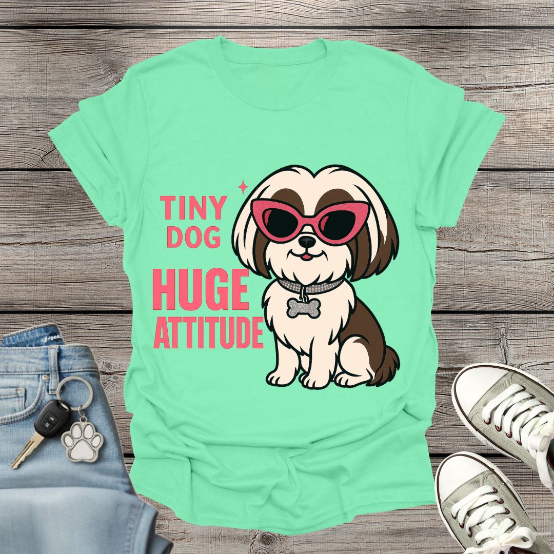 Shih Tzu Huge Attitude T-Shirt