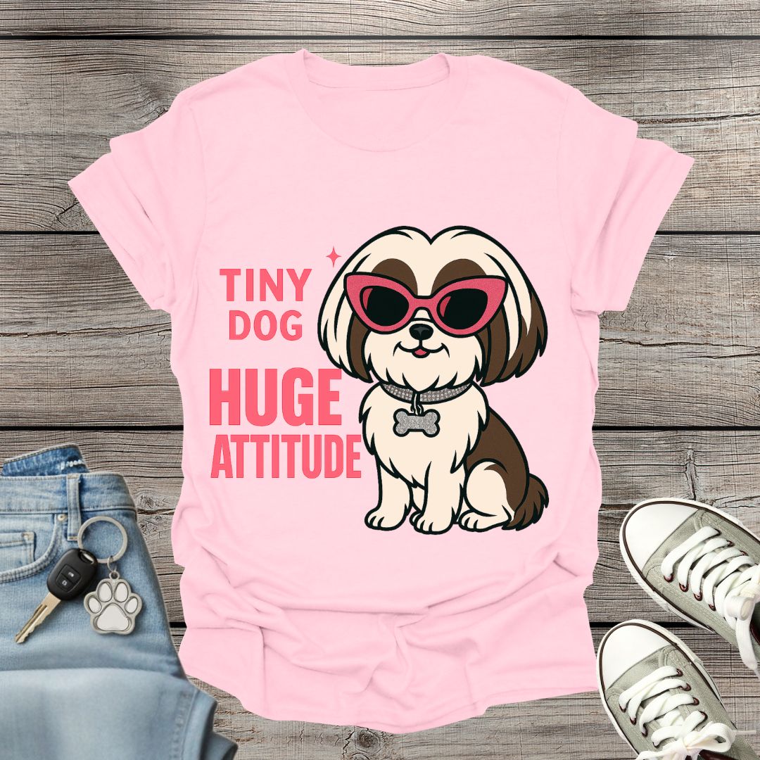 Shih Tzu Huge Attitude T-Shirt