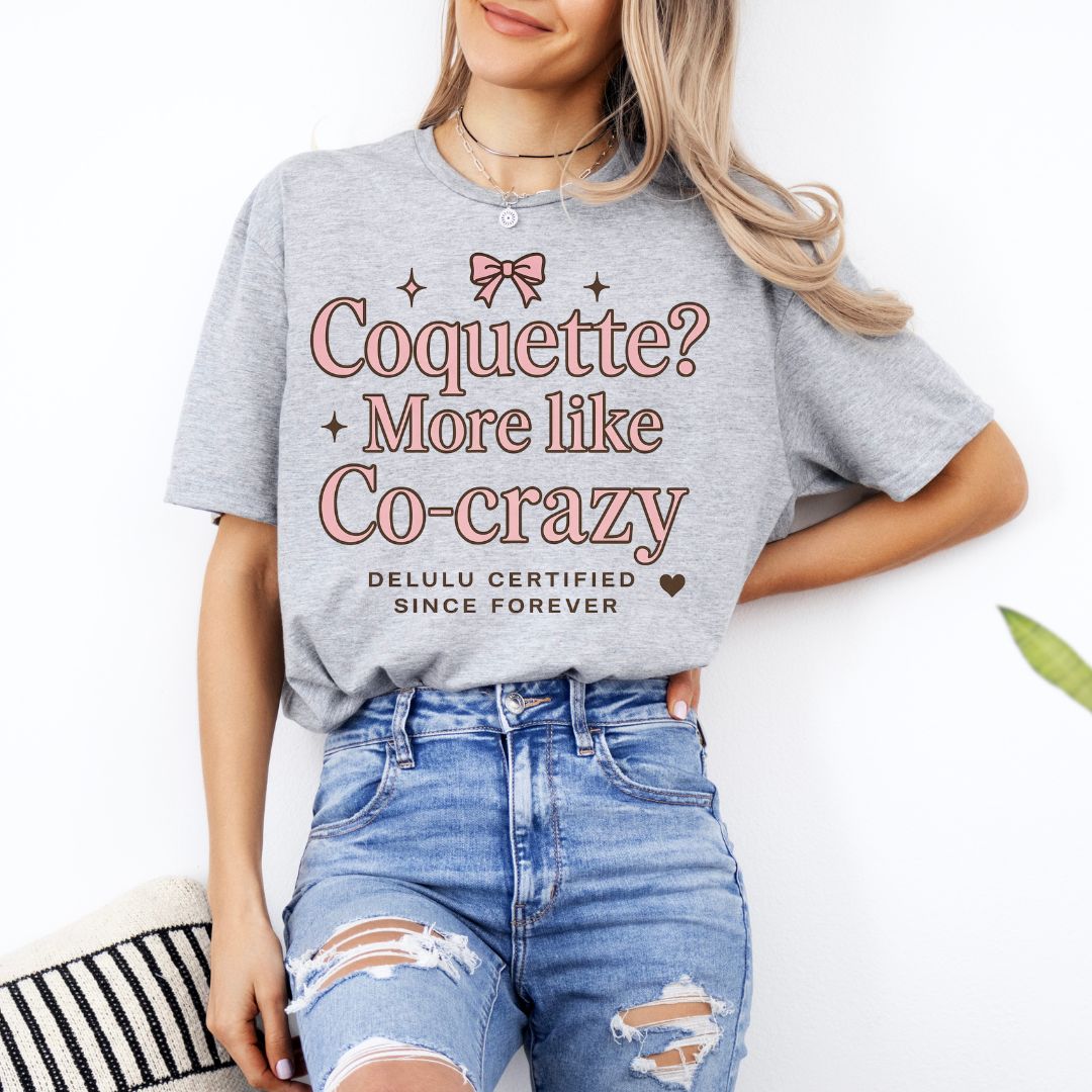 Coquette Co-Crazy Pink Bow T-Shirt