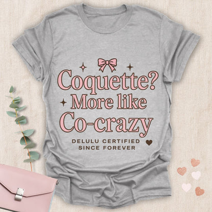 Coquette Co-Crazy Pink Bow T-Shirt