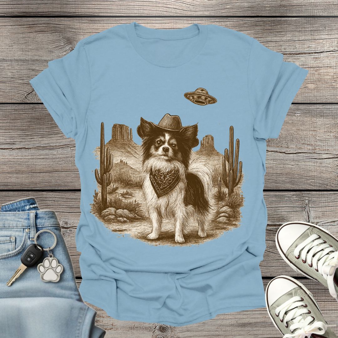 Papillon Western UFO T-Shirt