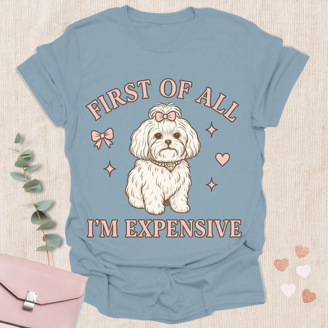 First of All I’m Expensive T-Shirt