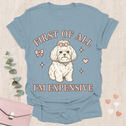 First of All I’m Expensive T-Shirt