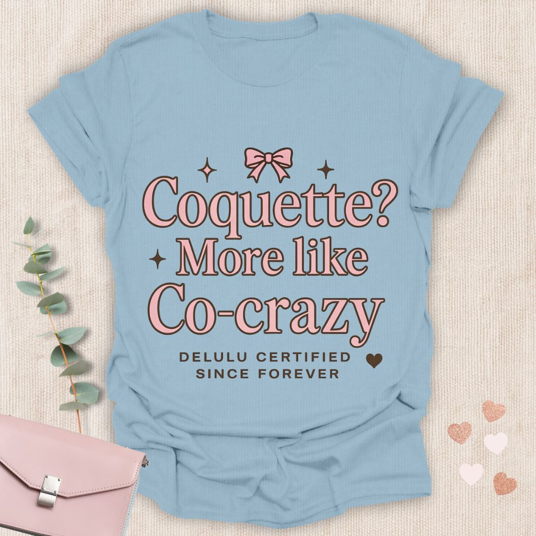 Coquette Co-Crazy Pink Bow T-Shirt