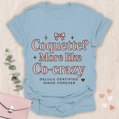 Coquette Co-Crazy Pink Bow T-Shirt