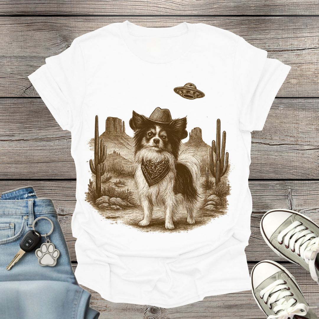 Papillon Western UFO T-Shirt