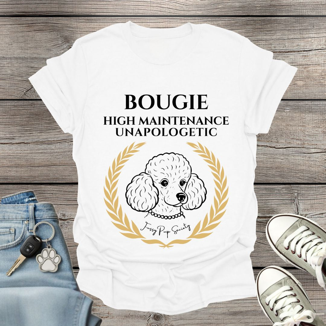 Miniature/Toy Poodle Bougie & Unapologetic T-Shirt