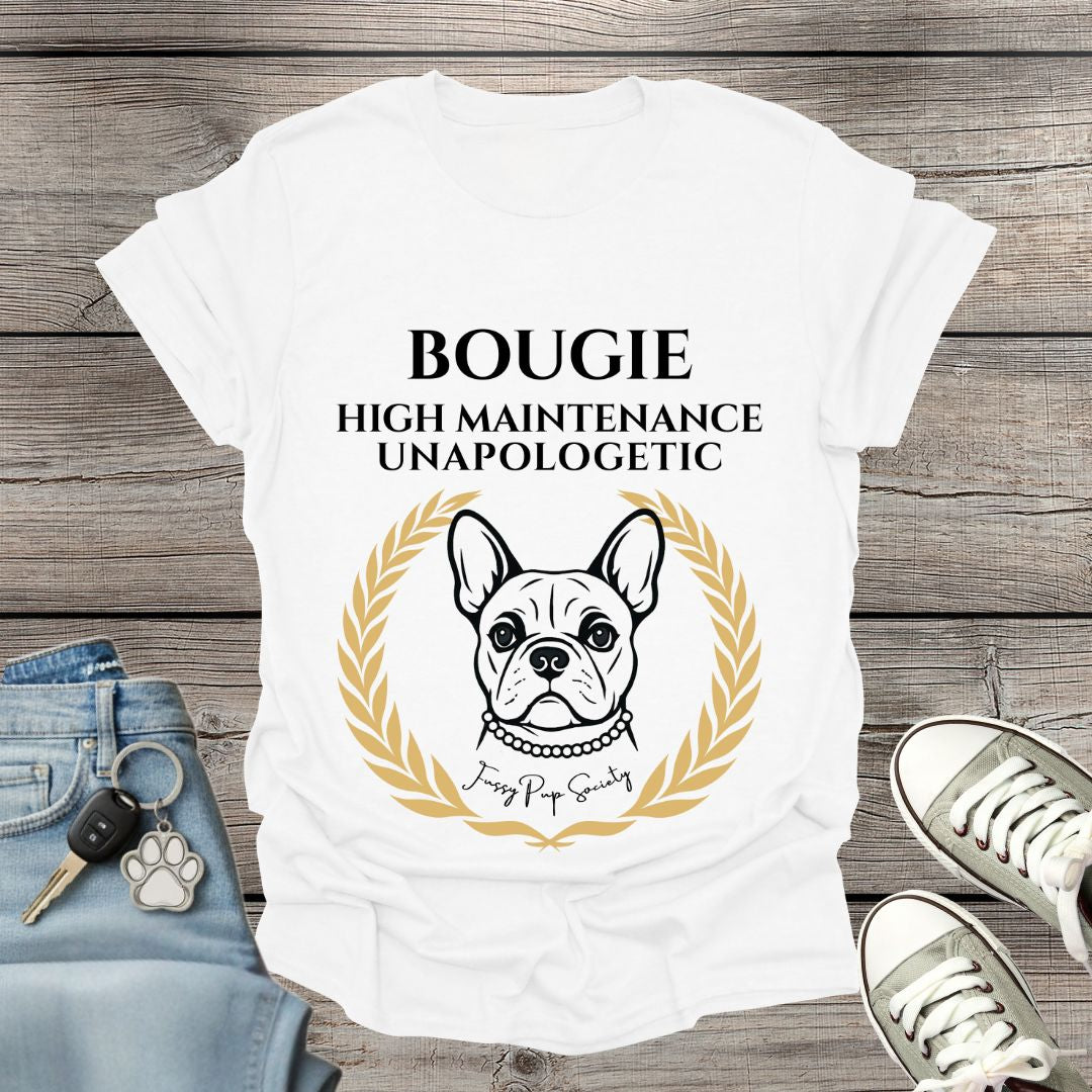 French Bulldog Bougie & Unapologetic T-Shirt