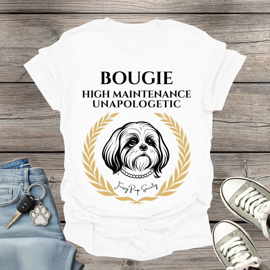 Shih Tzu Bougie & Unapologetic T-Shirt