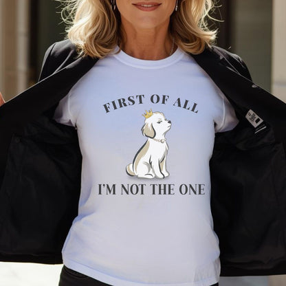 First of all — I’m Not the One — High Standards Energy T-SHIRT