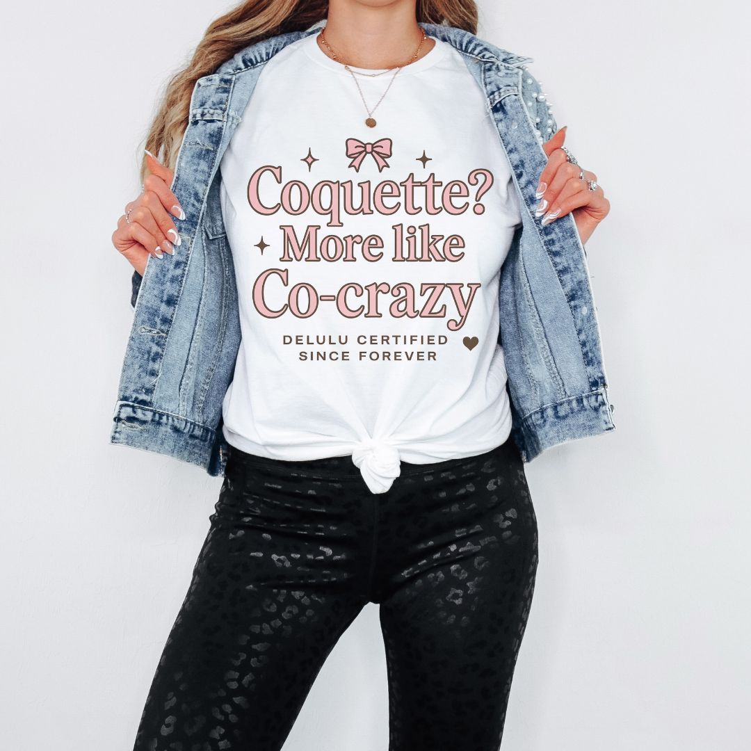Coquette Co-Crazy Pink Bow T-Shirt