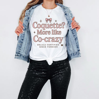 Coquette Co-Crazy Pink Bow T-Shirt