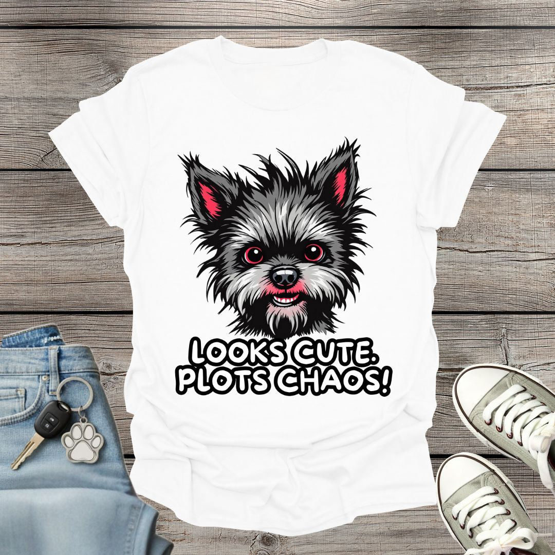 Affenpinscher Plots Chaos T-Shirt
