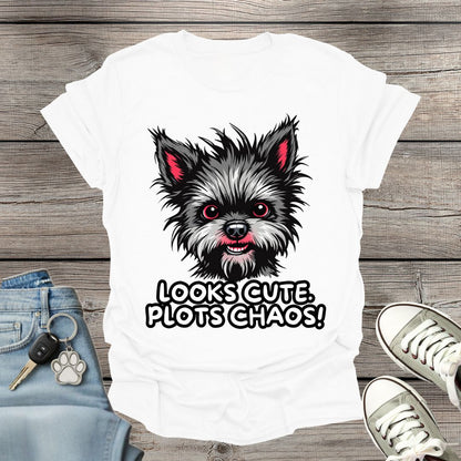 Affenpinscher Plots Chaos T-Shirt