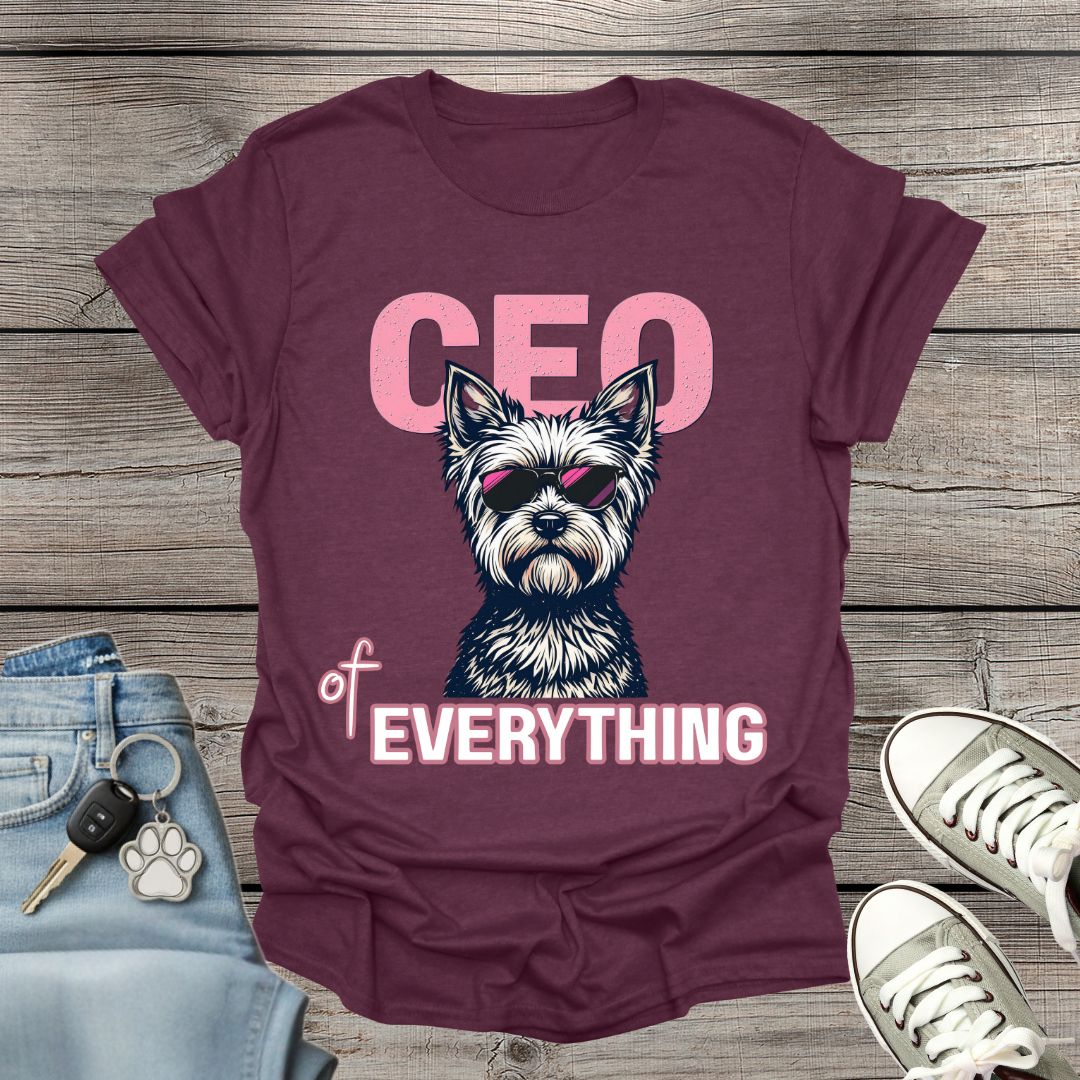 Yorkshire Terrier CEO T-Shirt