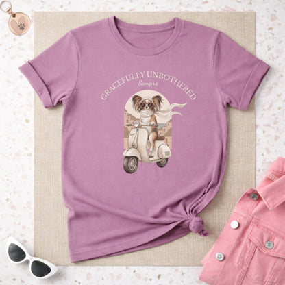 Gracefully Unbothered Sempre Scooter Rider Shirt