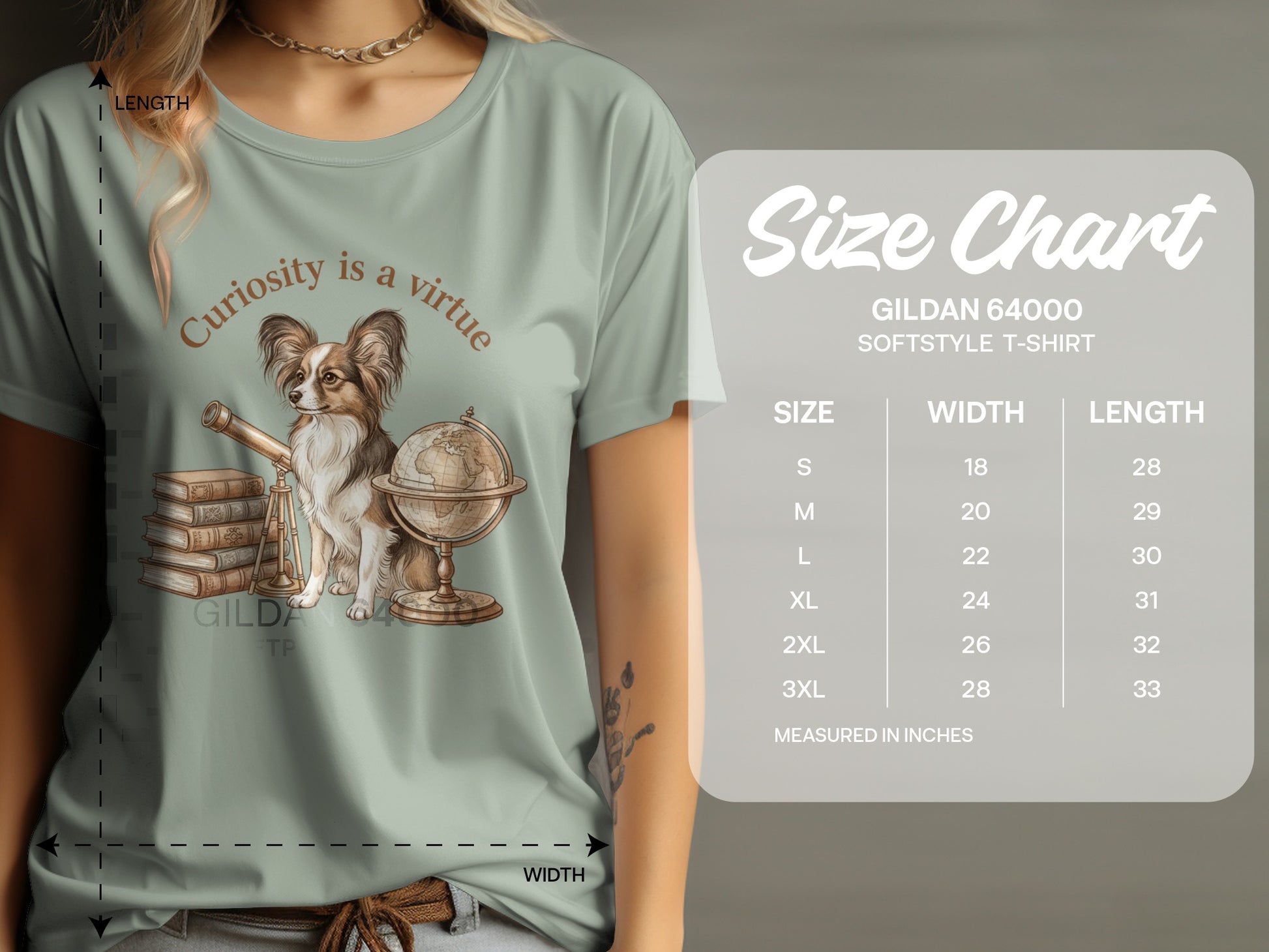 Curiosity is a Virtue Gildan 64000 Softstyle T-Shirt