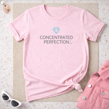 Concentrated Perfection Pink Graphic T-Shirt