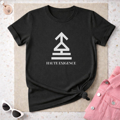 Haute Exigence Graphic Tee Shirt Statement Design