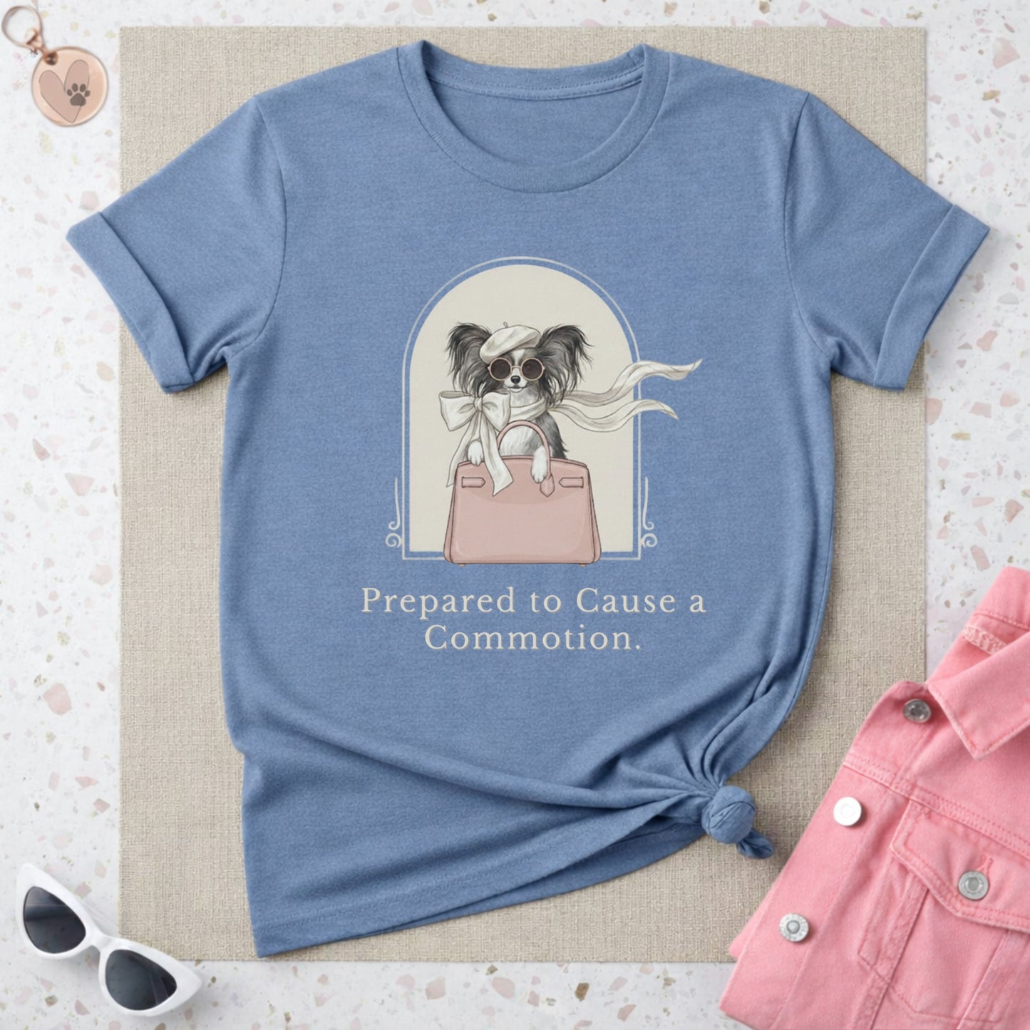 Prepared to Cause a Commotion Graphic Tee Product